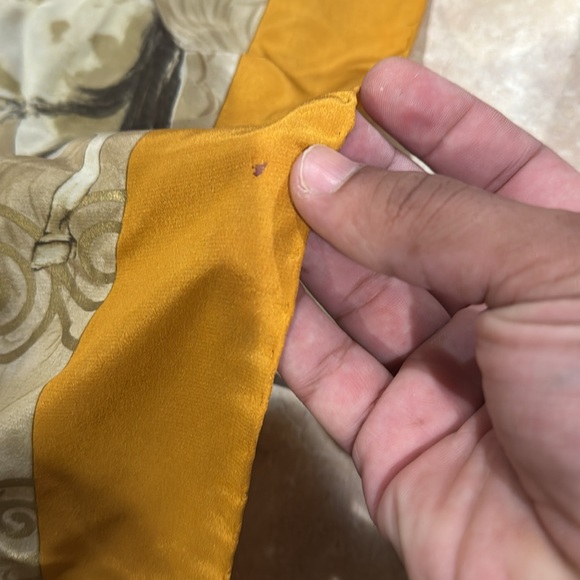 Valentino Multicolor Horse Print Silk Scarf - Picture 4 of 4